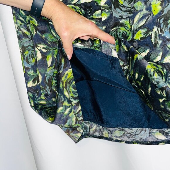 Ann Taylor Loft Womens Floral Pattern Sleeveless Dress Size 10 - Picture 10 of 11